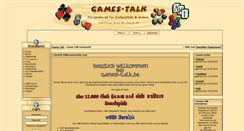 Desktop Screenshot of games-talk.de